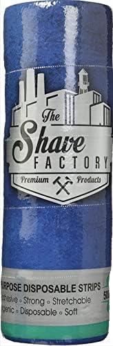 Shaving Factory Neck Strip 100 strips - 5 roll pack