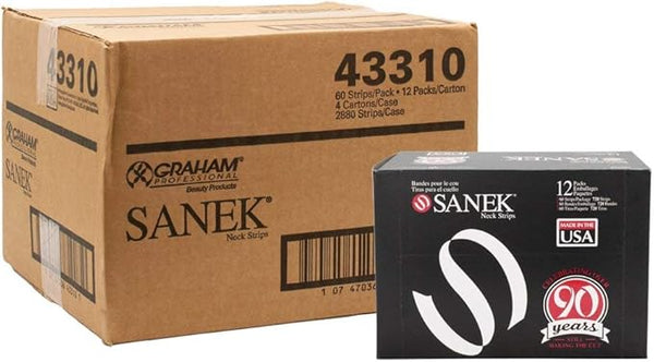 BARBER SALON GRAHAM BEAUTY SANEK NECK STRIPS case of 4 boxes