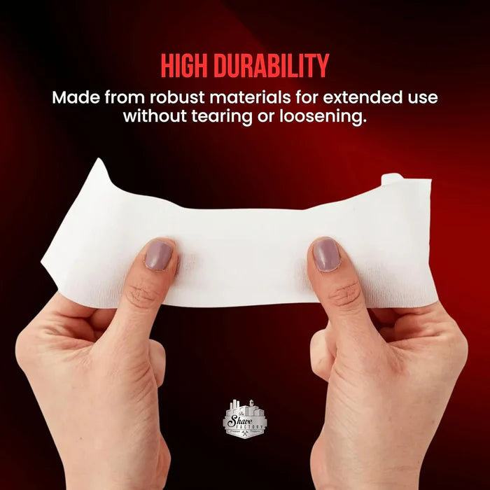 Shaving Factory Neck Strip 100 strips - 5 roll pack