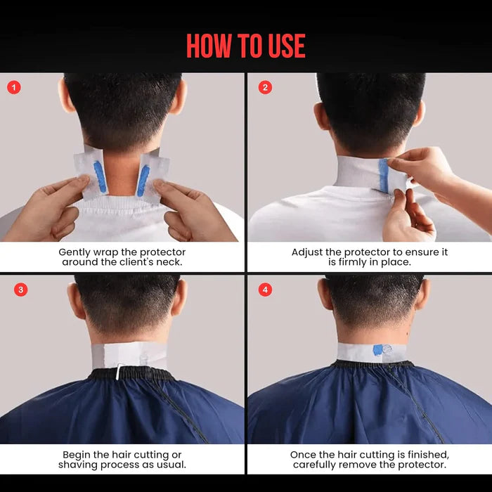 Shaving Factory Neck Strip 100 strips - 5 roll pack